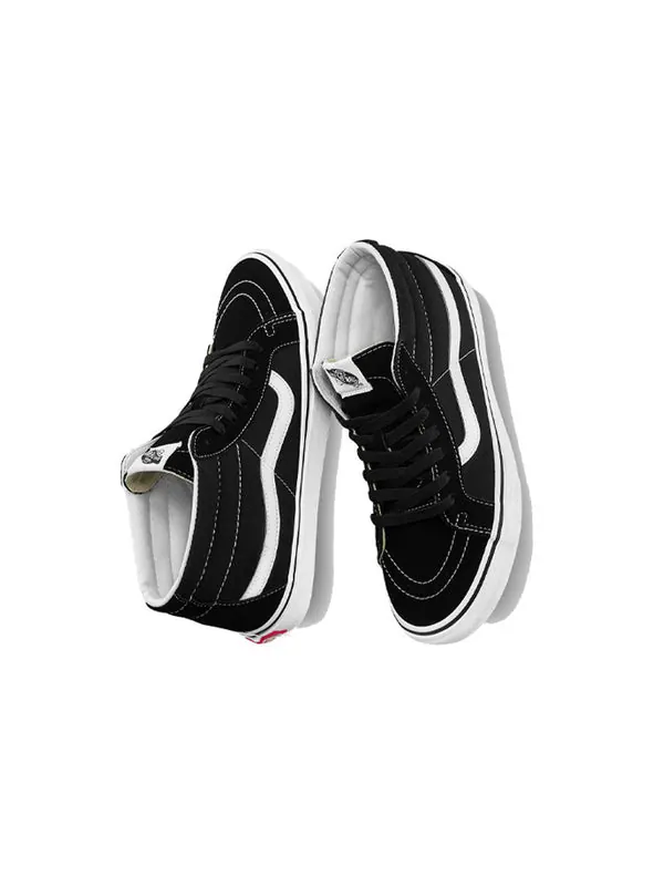 Кроссовки sk8-mid 'black' Vans — изображение 3 из 4, черный/белый