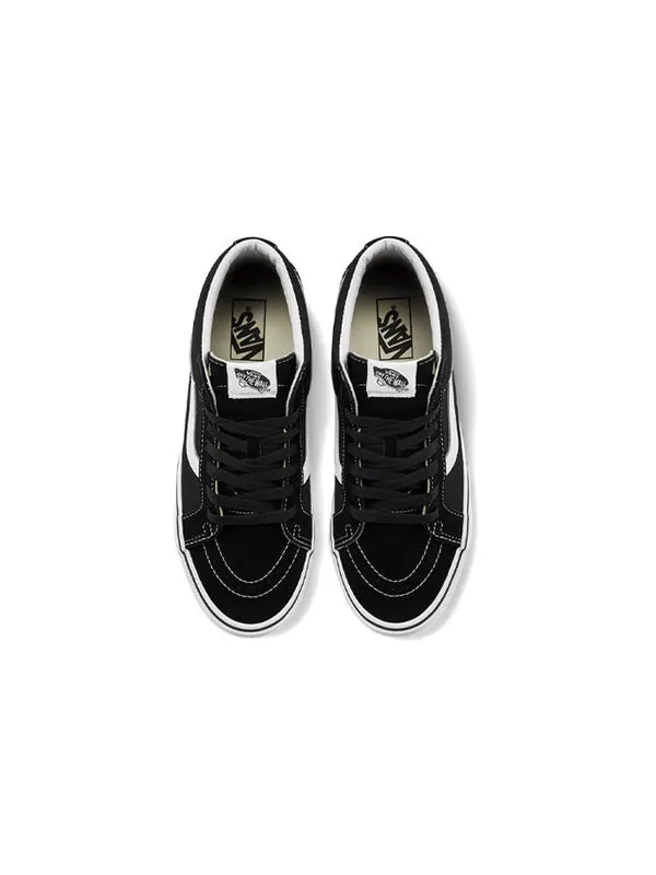 Кроссовки sk8-mid 'black' Vans — изображение 4 из 4, черный/белый
