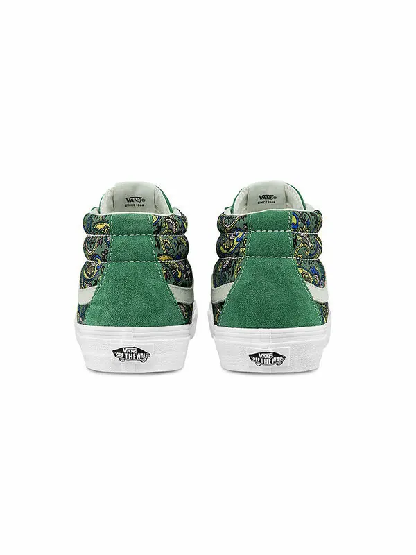 Кроссовки sk8-mid reissue 'paisley - hedge green' Vans — изображение 4 из 4, зеленый