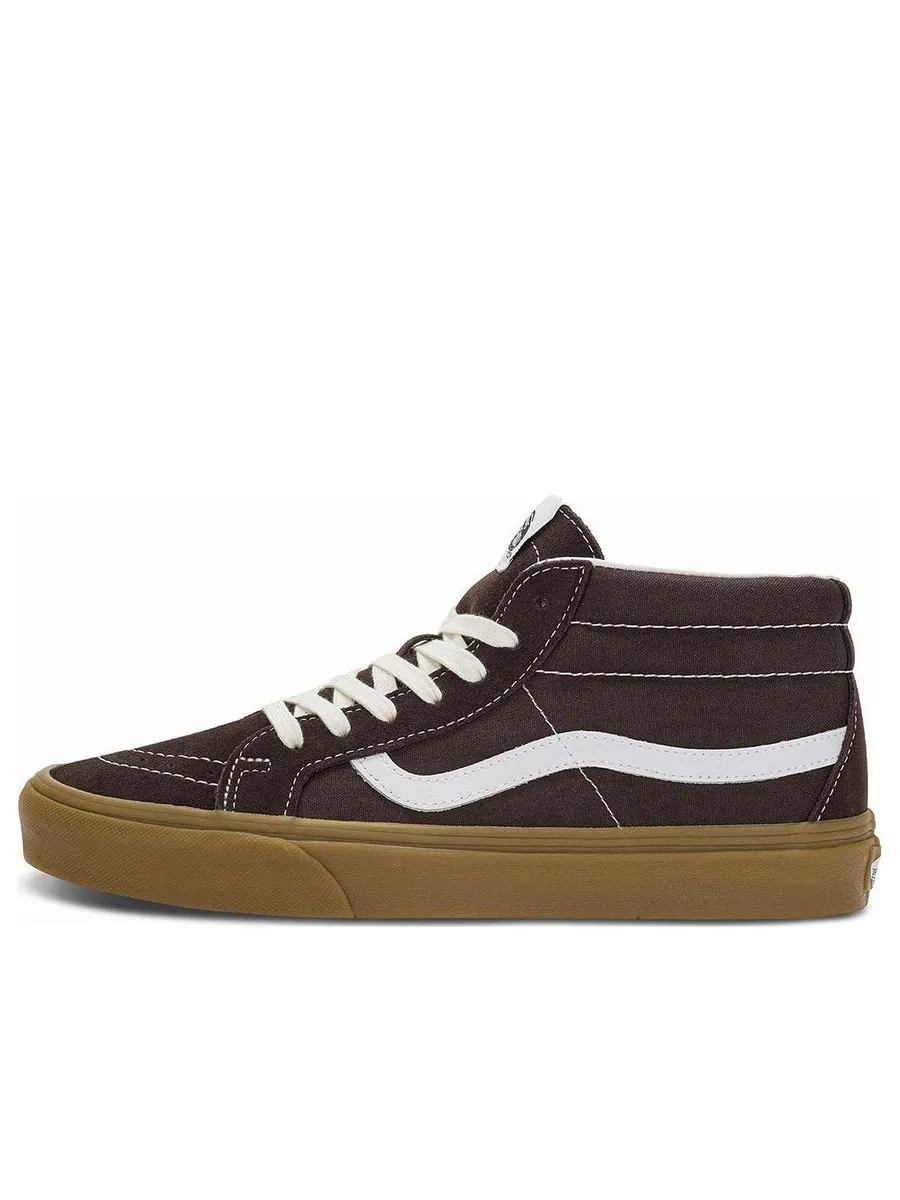 Кроссовки Vans SK8-Mid 'Brown White Gum' — изображение 1 из 4, черный