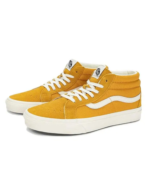 Кроссовки sk8 mid 'yellow' Vans — изображение 3 из 4, желтый/белый