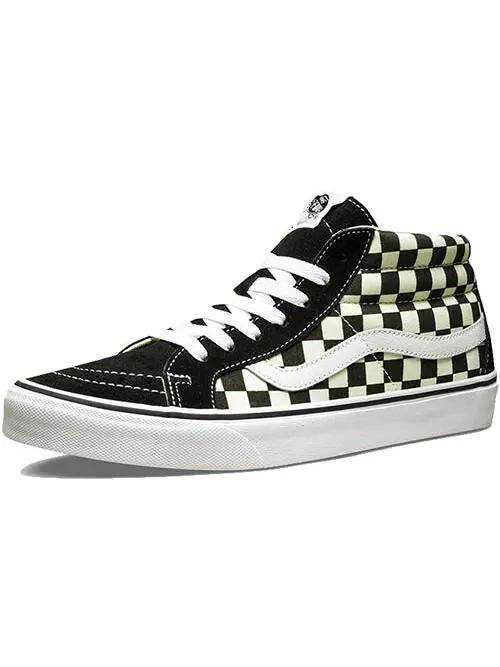 Кроссовки sk8-mid reissue 'checkerboard' Vans — изображение 3 из 4, черный