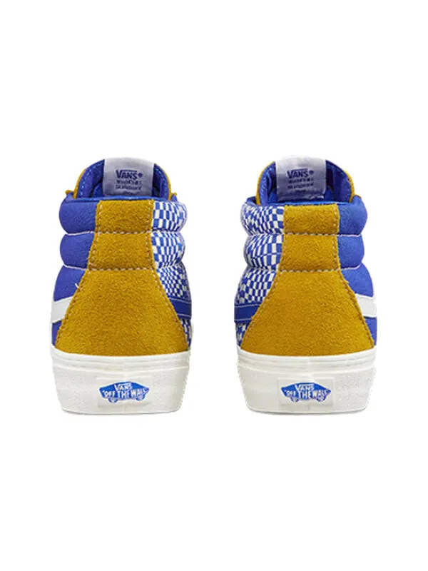 Кроссовки sk8-mid yellow blue splicing 'yellow blue' Vans — изображение 4 из 4, желтый/синий