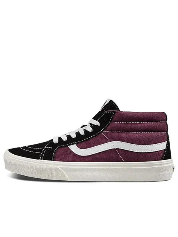 Кроссовки sk8-mid reissue 'black/port royale' Vans — изображение 1 из 4, черный/фиолетовый