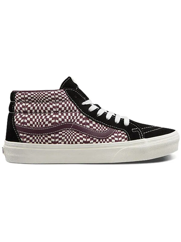 Кроссовки sk8-mid reissue 'black/port royale' Vans — изображение 2 из 4, черный/фиолетовый