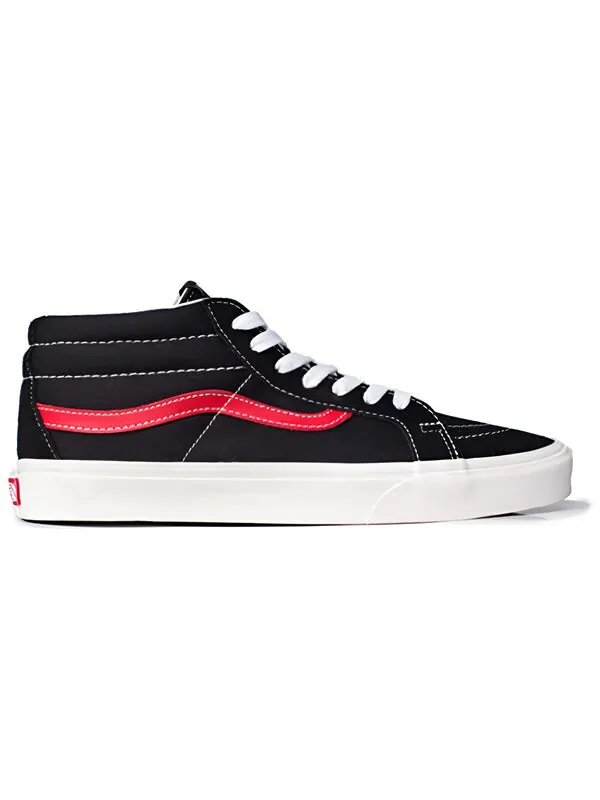 Кроссовки sk8-mid black-red 'black red' Vans — изображение 2 из 4, черный/красный