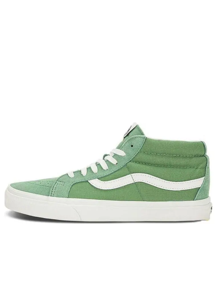 Кроссовки Vans SK8-Mid 'Grass Green' — изображение 1 из 5, зеленый