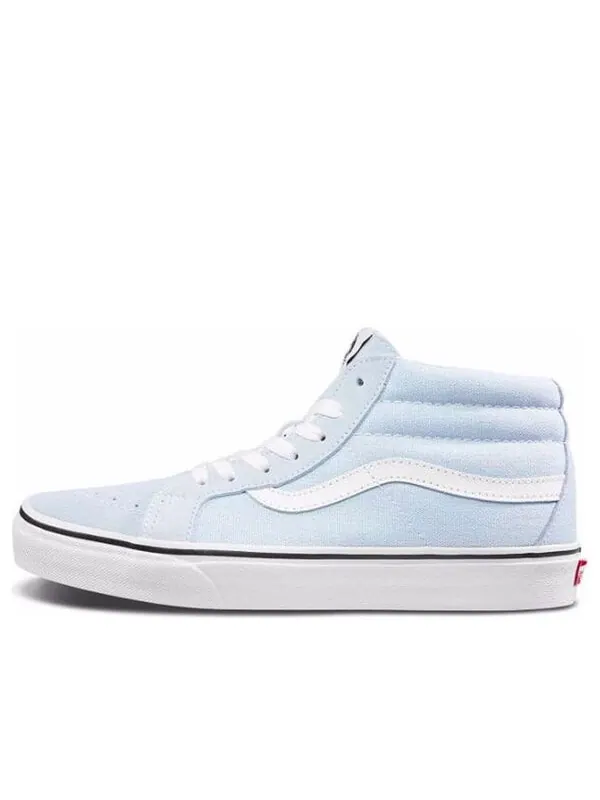 Кроссовки sk8-mid 'light blue' Vans — изображение 1 из 4, синий