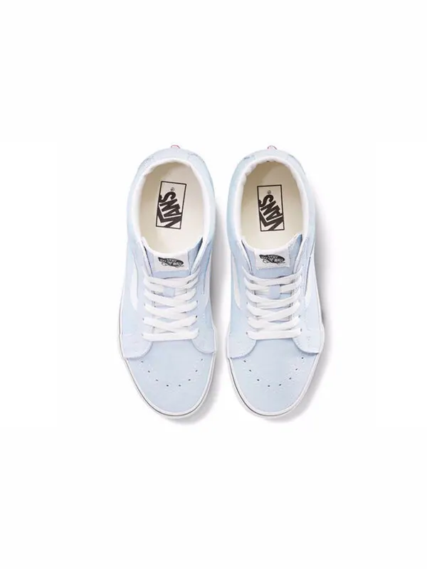Кроссовки sk8-mid 'light blue' Vans — изображение 3 из 4, синий