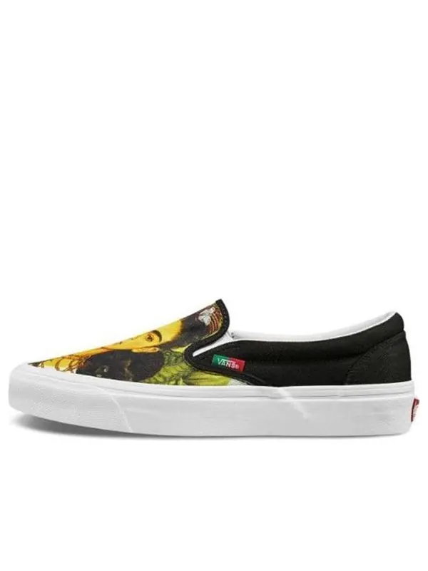 Кроссовки frida kahlo x og slip-on lx 'self-portrait' Vans — изображение 1 из 4, черный