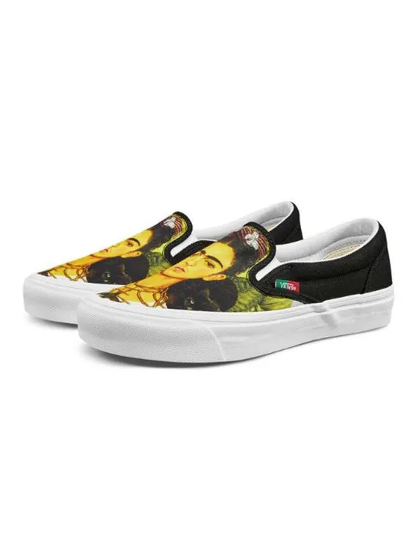 Кроссовки frida kahlo x og slip-on lx 'self-portrait' Vans — изображение 2 из 4, черный