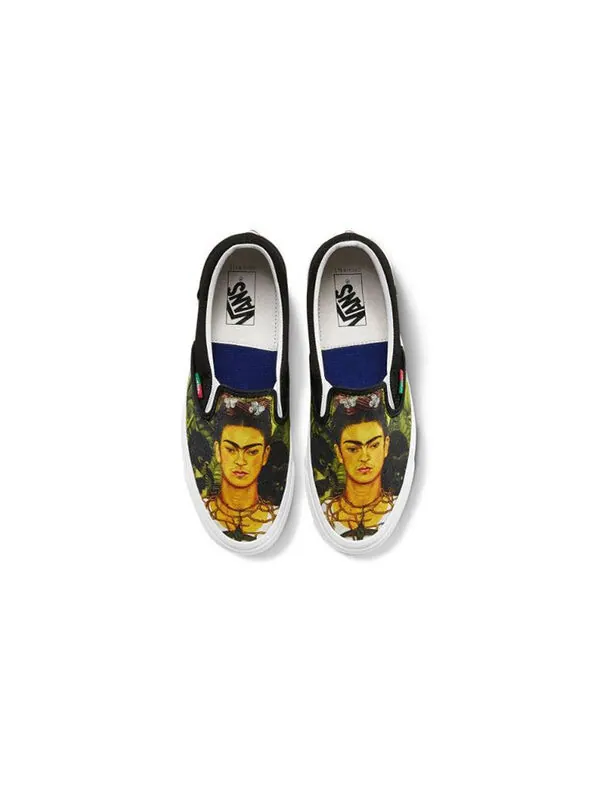 Кроссовки frida kahlo x og slip-on lx 'self-portrait' Vans — изображение 3 из 4, черный
