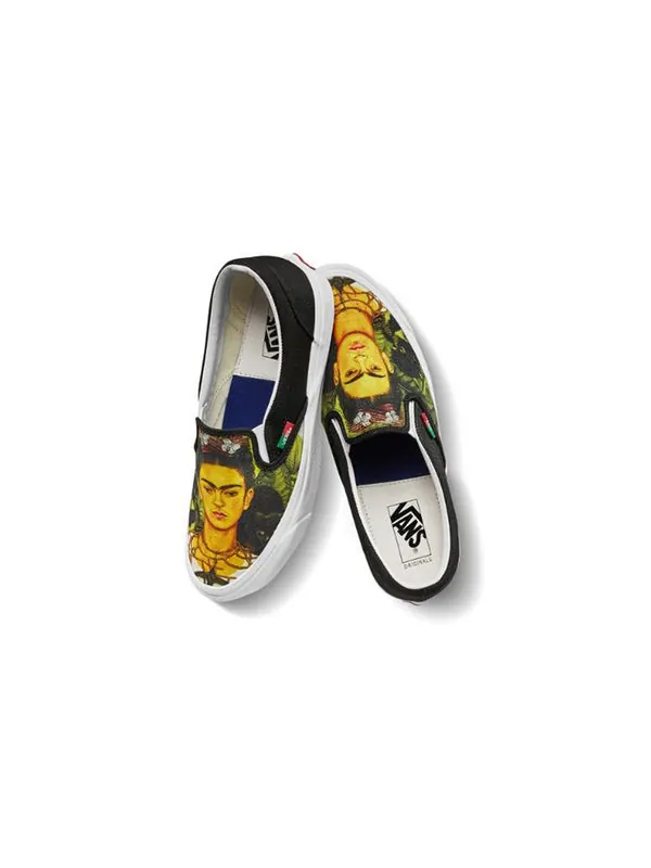 Кроссовки frida kahlo x og slip-on lx 'self-portrait' Vans — изображение 4 из 4, черный