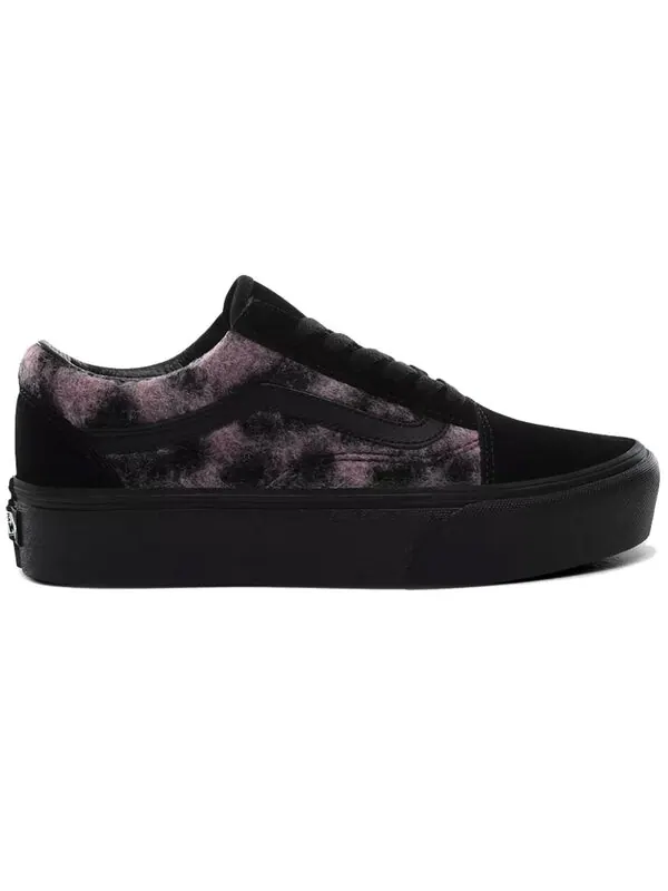 Кроссовки mix leopard old skool platform black/purple pink Vans — изображение 2 из 4, черный/фиолетовый