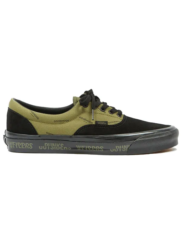 Кроссовки goodhood x vault og era lx 'black green' Vans — изображение 2 из 4, черный/зеленый