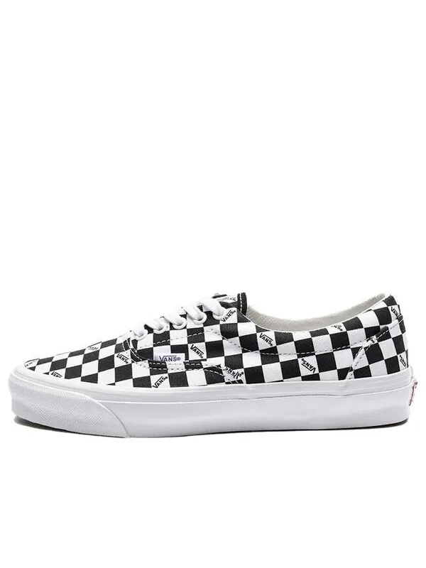 Кроссовки og era lx 'checkerboard logo - black' Vans — изображение 1 из 4, черный/белый