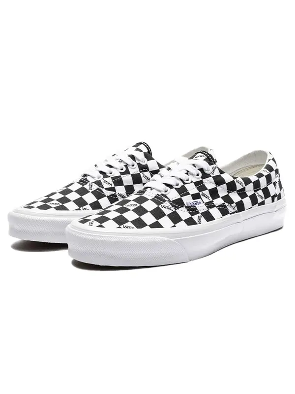 Кроссовки og era lx 'checkerboard logo - black' Vans — изображение 2 из 4, черный/белый