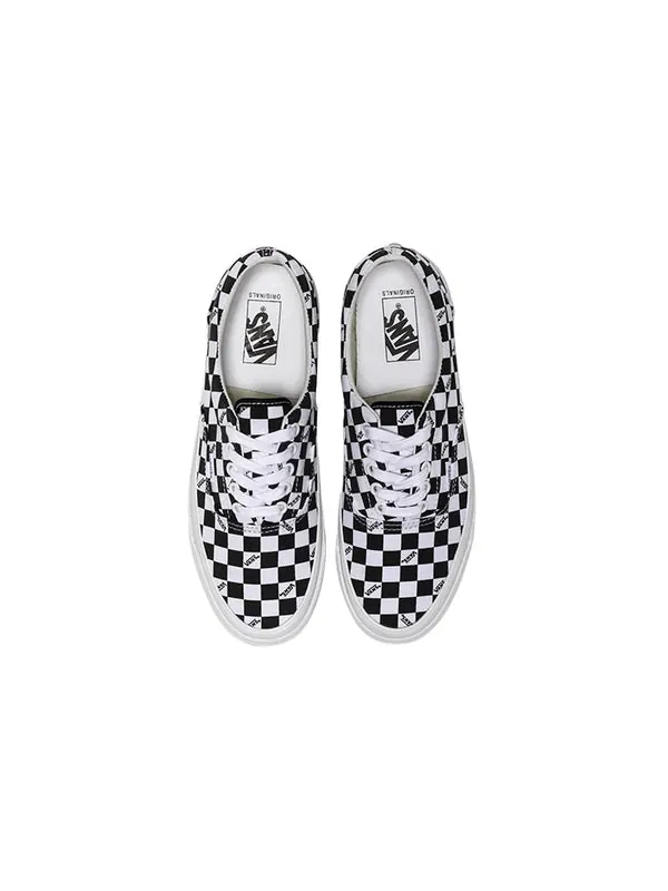 Кроссовки og era lx 'checkerboard logo - black' Vans — изображение 3 из 4, черный/белый