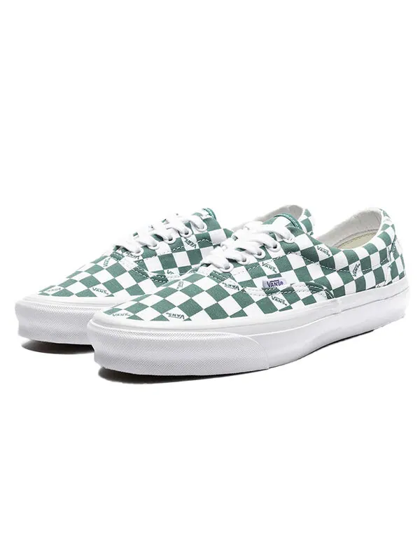 Кроссовки og era lx 'checkerboard logo - cadmium green' Vans — изображение 2 из 4, зеленый, белый