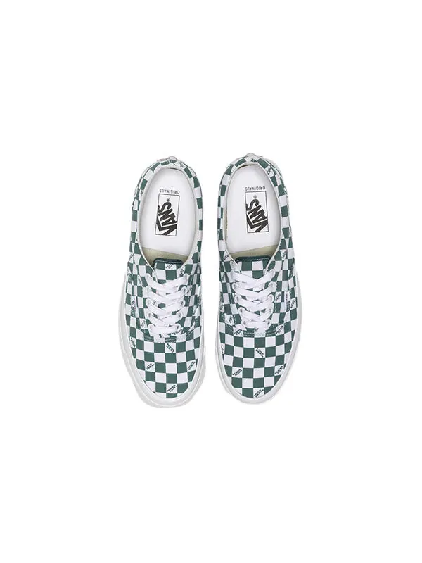 Кроссовки og era lx 'checkerboard logo - cadmium green' Vans — изображение 3 из 4, зеленый, белый