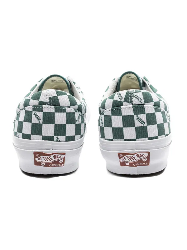 Кроссовки og era lx 'checkerboard logo - cadmium green' Vans — изображение 4 из 4, зеленый, белый