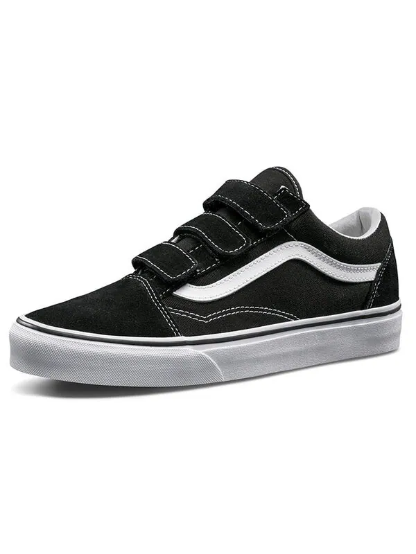 Кроссовки old skool velcro 'suede' Vans — изображение 2 из 4, черный