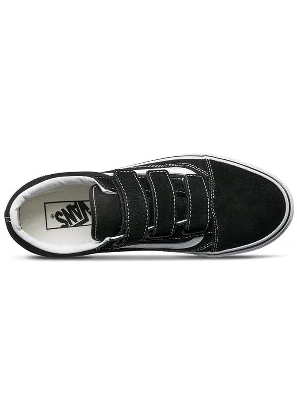 Кроссовки old skool velcro 'suede' Vans — изображение 3 из 4, черный