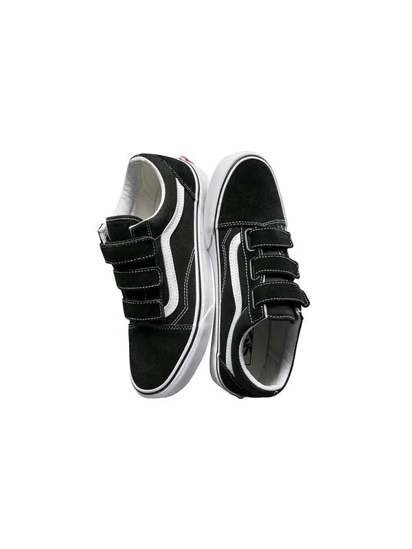 Кроссовки old skool velcro 'suede' Vans — изображение 4 из 4, черный