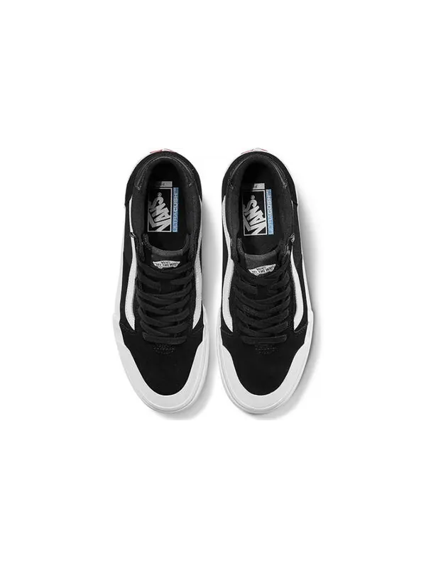 Кроссовки style 112 mid pro 'black' Vans — изображение 2 из 4, черный