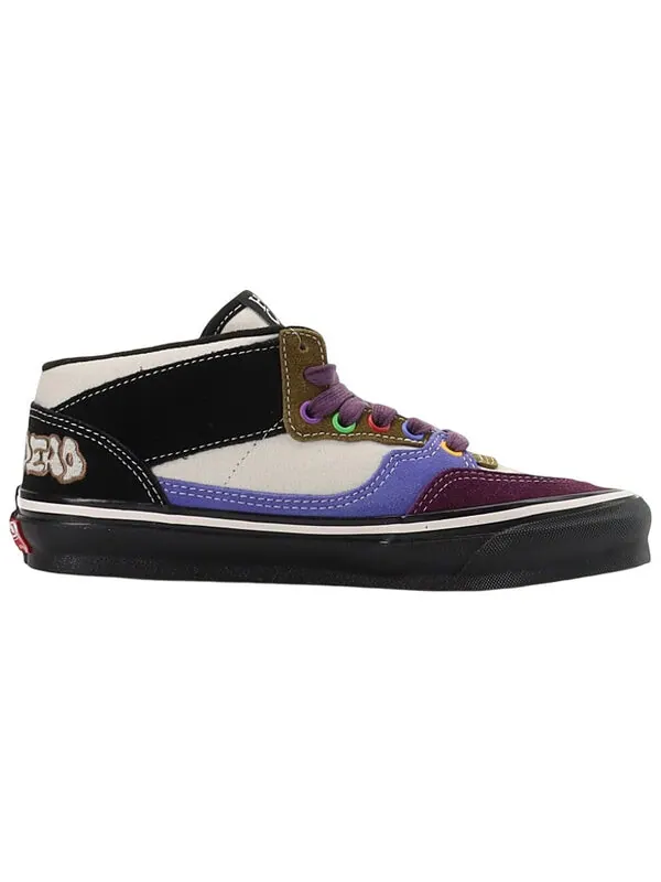 Кроссовки brain dead x og half cab lx 'multi-color' Vans — изображение 2 из 4, черный/фиолетовый