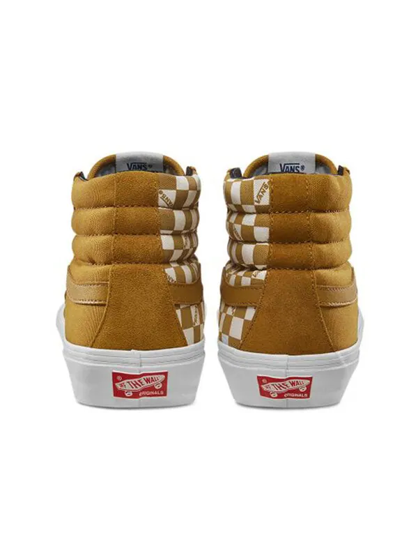Кроссовки vault og style 138 lx 'buckthorn brown checkerboard' Vans — изображение 4 из 4, желтый