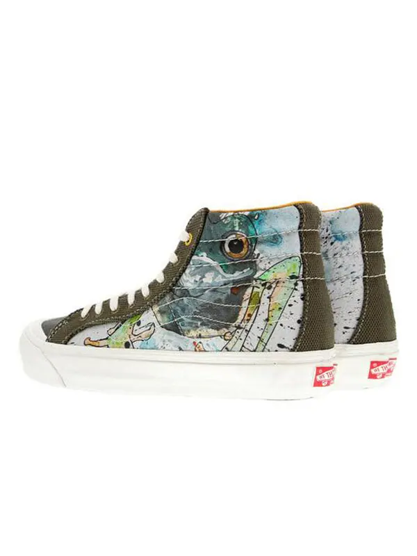 Кроссовки ralph steadman x style 138 lx 'frog' Vans — изображение 3 из 4, белый