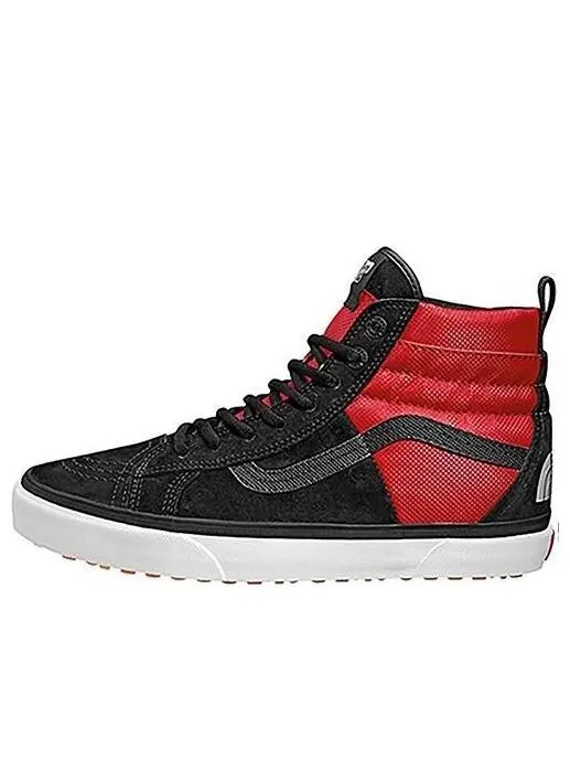 Кроссовки the north face x sk8-hi 46 mte dx 'red' Vans — изображение 1 из 1, черный/красный