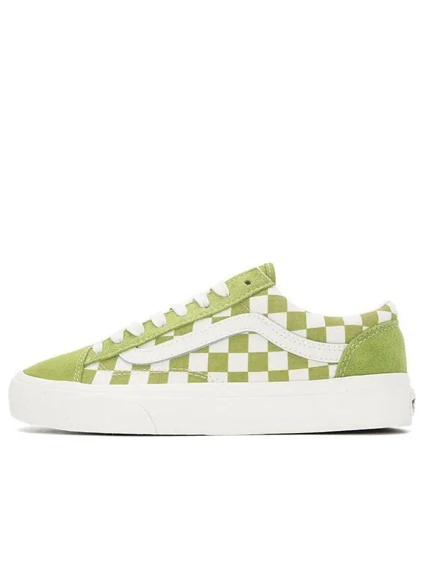 Кроссовки style 36 'green' Vans — изображение 1 из 4, зеленый/белый