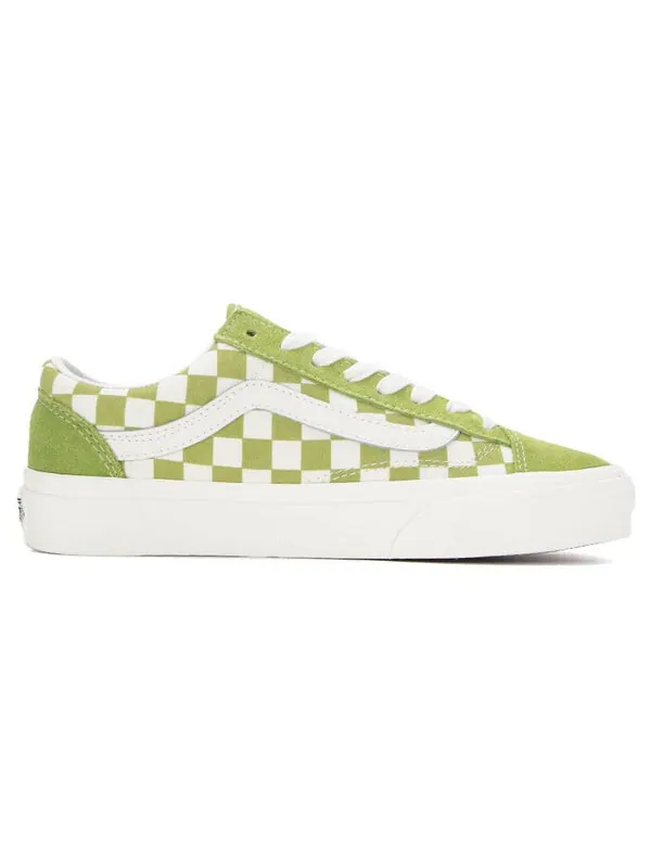 Кроссовки style 36 'green' Vans — изображение 2 из 4, зеленый/белый