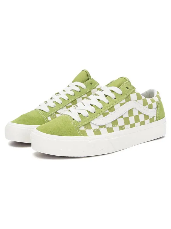 Кроссовки style 36 'green' Vans — изображение 3 из 4, зеленый/белый