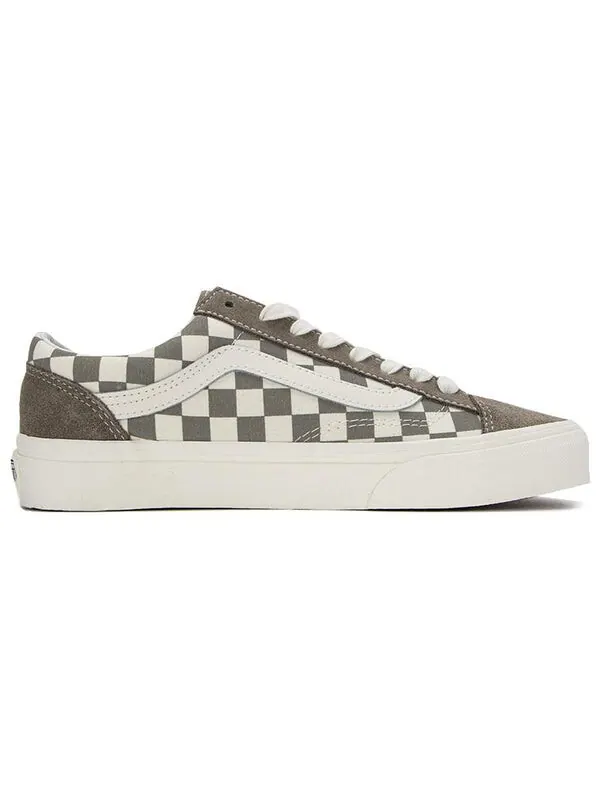 Кроссовки style 36 'brown' Vans — изображение 2 из 4, коричневый/белый