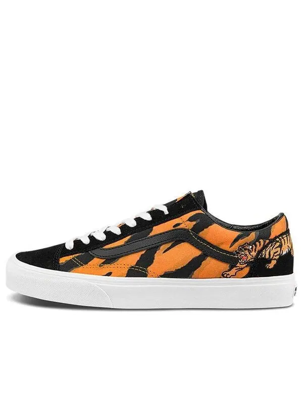Кроссовки style 36 low-top sneakers black/orange Vans — изображение 1 из 4, черный/оранжевый