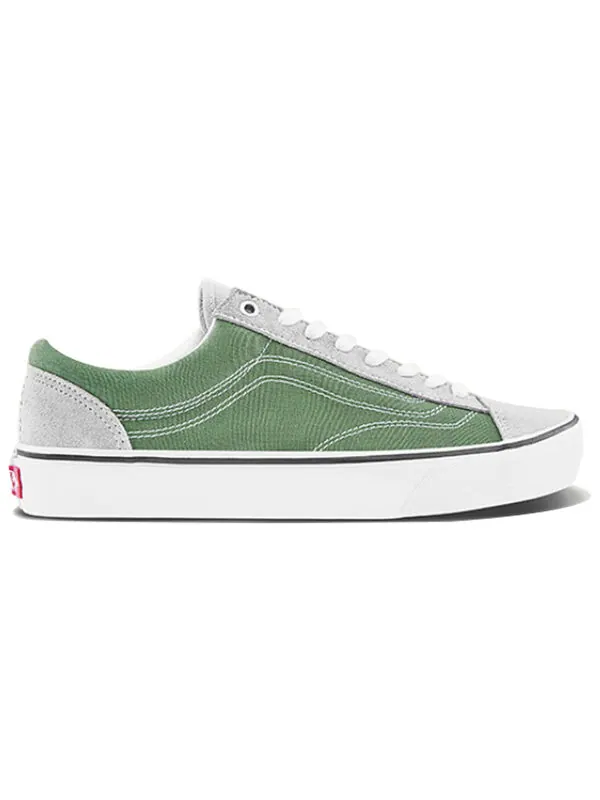 Кроссовки style 36 retro low top casual skate shoes 'green khaki' Vans — изображение 2 из 4, зеленый/хаки