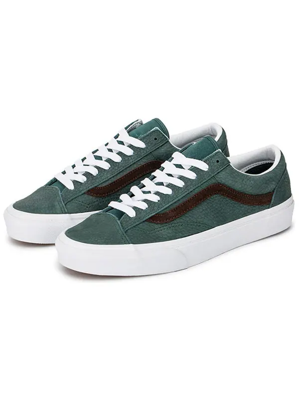 Кроссовки style 36 green Vans — изображение 2 из 4, зеленый