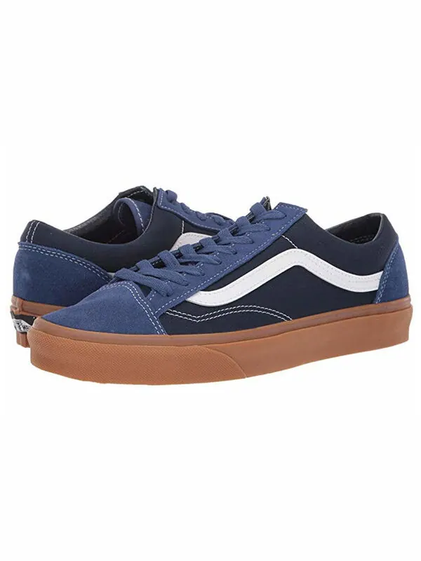 Кроссовки style 36 'true navy gum' Vans — изображение 3 из 4, синий