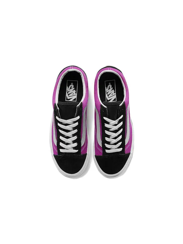 Кроссовки style 36 vintage sport 'fuchsia red' Vans — изображение 3 из 4, черный/фиолетовый