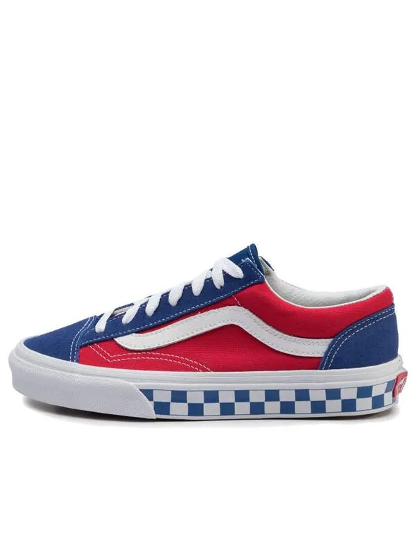 Кроссовки style 36 'bmx checkerboard' Vans — изображение 1 из 4, красный/синий/белый