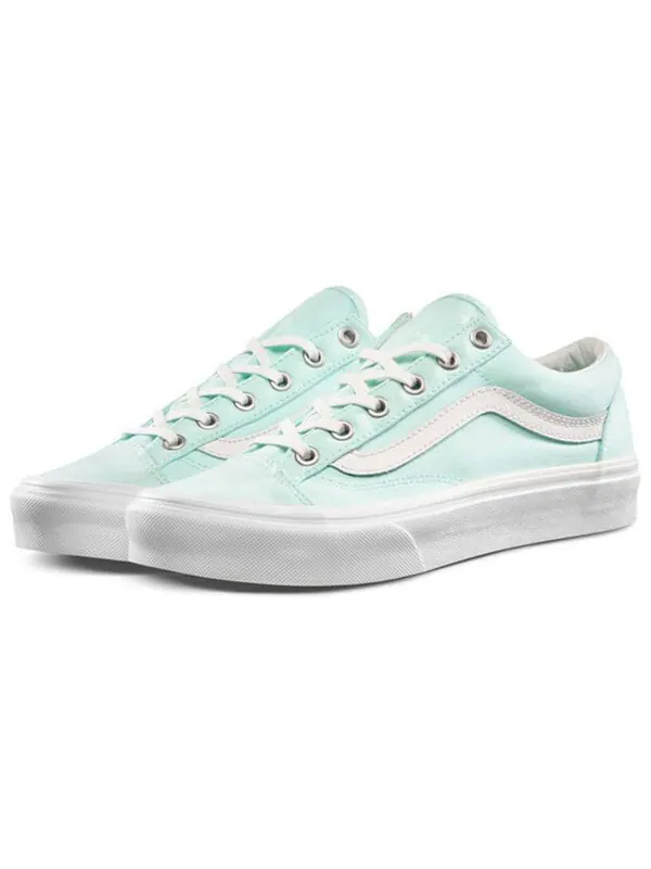 Кроссовки style 36 'brushed twill soothing sea' Vans — изображение 3 из 4, зеленый