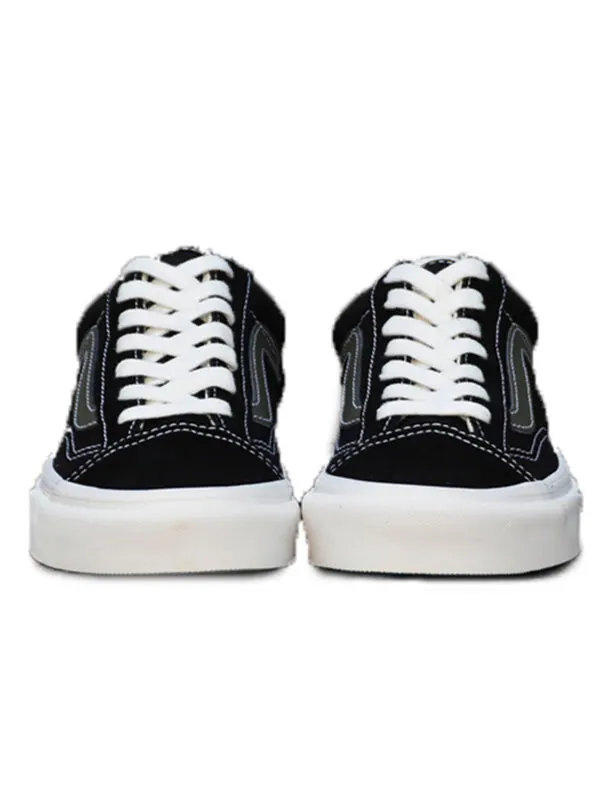 Кроссовки vintage style 36 'black gray' Vans — изображение 3 из 4, черный/серый