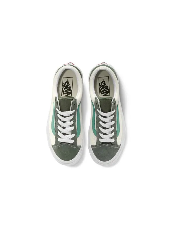 Кроссовки retro sport style 36 shoes 'white green' Vans — изображение 3 из 4, белый/зеленый