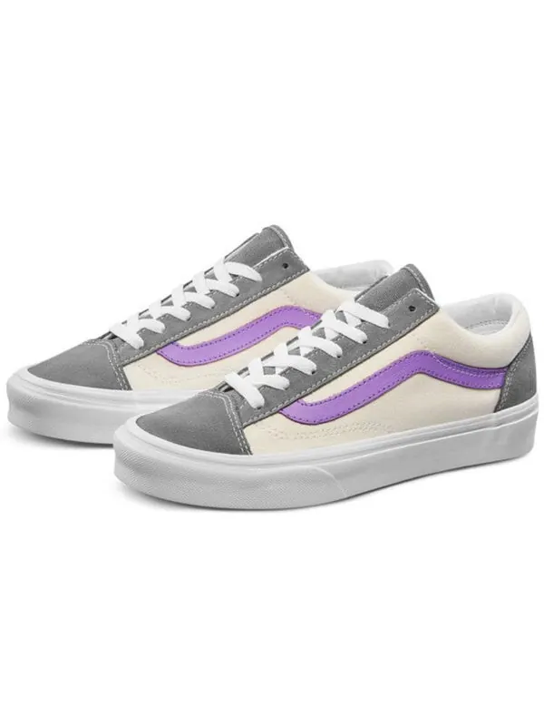 Кроссовки old skool retro sport 'quiet shade' Vans — изображение 2 из 4, белый/фиолетовый