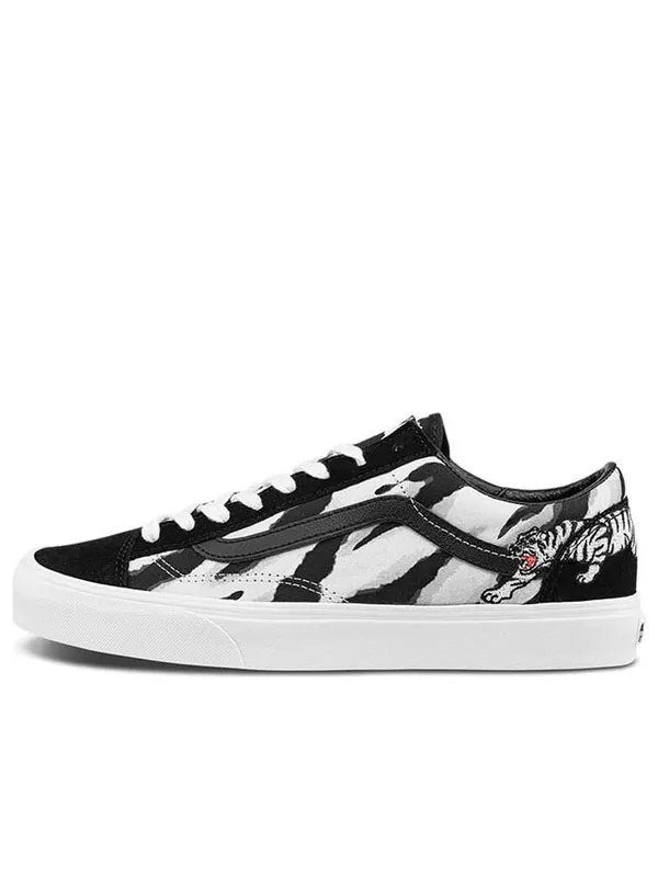 Кроссовки style 36 low-top sneakers black/white Vans — изображение 1 из 4, черный/белый