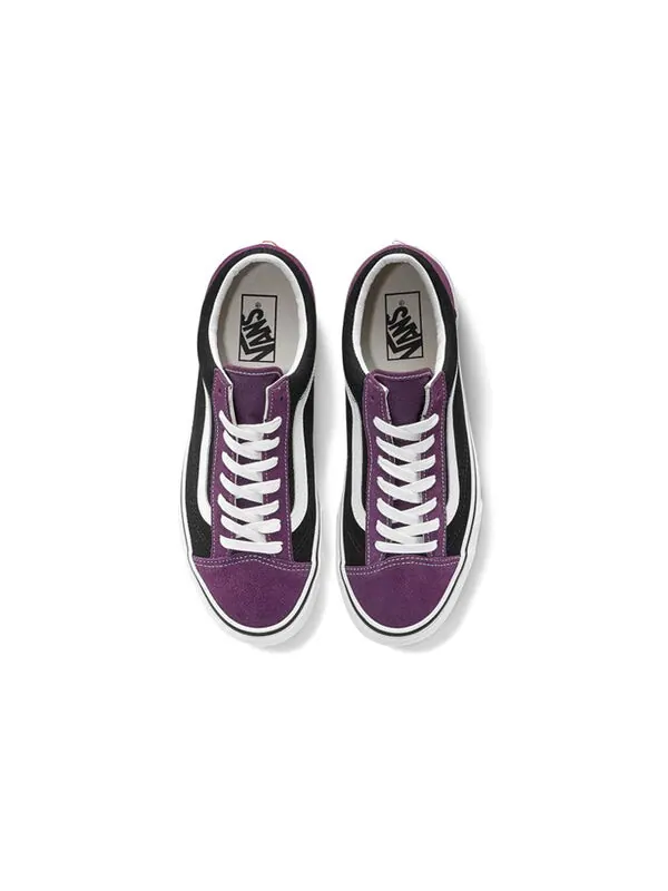 Кроссовки style 36 vintage suede 'prune black' Vans — изображение 3 из 4, черный/фиолетовый