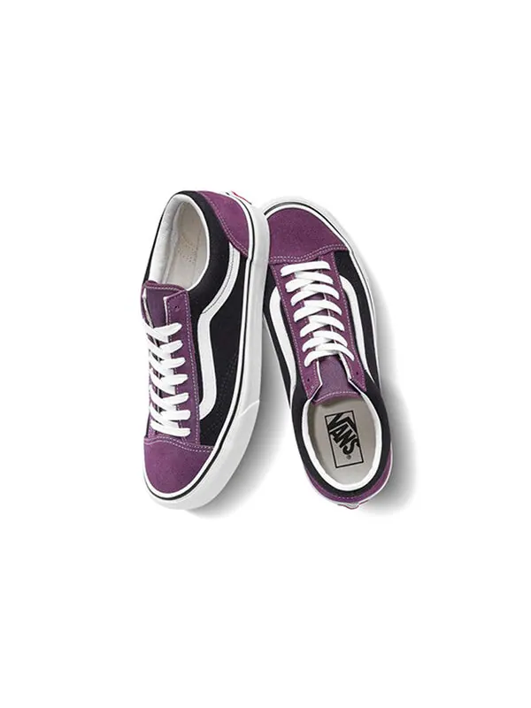 Кроссовки style 36 vintage suede 'prune black' Vans — изображение 4 из 4, черный/фиолетовый